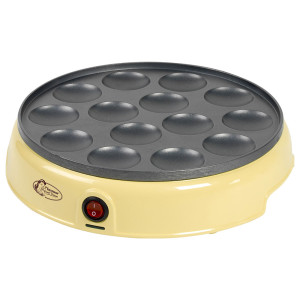 Backplatte, Pfannkuchen, Poffertjes, Antihaft, 800 Watt