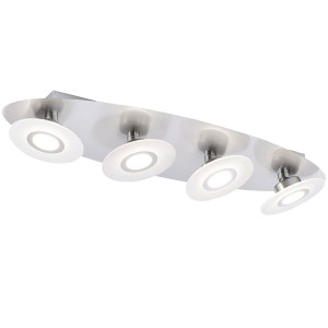 LED Deckenleuchte, dimmbar,  Strahler schwenkbar, L 66 cm