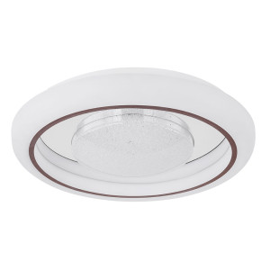 LED Deckenleuchte, Fernbedienung, dimmbar, Kristalle