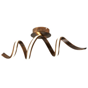 LED Deckenleuchte, Gold, L 78 cm, RIBBON
