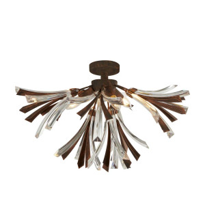 Pendelleuchte, Gold, Schwarz, 66 cm, SHAKE