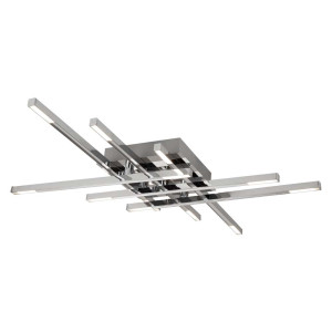39W Lattice Deckenleuchte Mit 6Armen Und Milchglas, Led