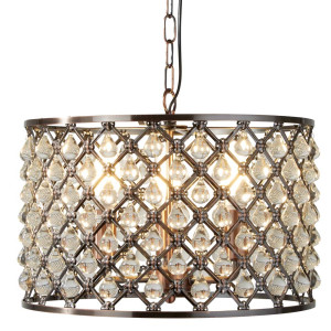 Pendelleuchte, Antik Kupfer, H 100 cm, MARQUISE