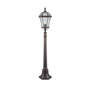 Stehlampe, Aluminium, Braun, H 130 cm, CAPRI