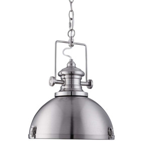 Pendelleuchte, Silber, H 150 cm, INDUSTRIAL PENDANTS