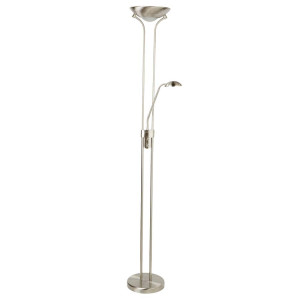 LED Stehleuchte, Silber, H 180 cm, MOTHER AND CHILD