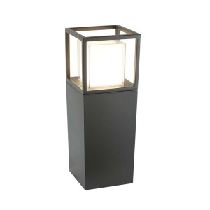 LED Außenpfosten, Grau, H 45 cm, OHIO