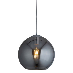 Pendelleuchte, Chrom, H 120 cm, BALLS