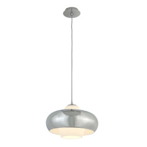 Pendelleuchte, Chrom, H 150 cm, Höhenverstellbar, PENDANTS