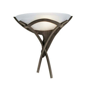 Wandleuchte, Braun, H 47 cm, WALL