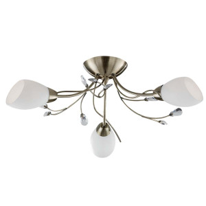 Deckenleuchte, Antik Messing, 60 cm, GARDENIA