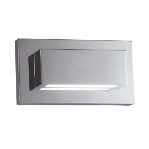 LED Wandleuchte, Chrom, 20 cm, Wall