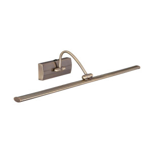 LED Bild Wandleuchte, Antik Messing, L 38 cm