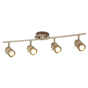 Deckenleuchte, Antik Messing, Strahler, L 79 cm, SAMSON