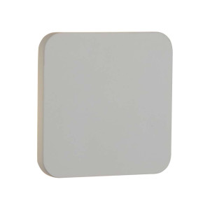 LED Wandleuchte, Weiß, H 15 cm, GYPSUM