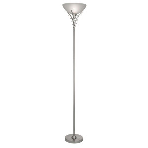 Stehleuchte, Silber, H 179 cm, LINEA