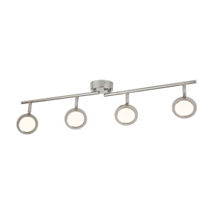 20W Languna 4Flammiger Led Gespaltener Lattenstrahler, Chrom