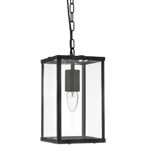 Deckenleuchte, Schwarz, H 79 cm, LANTERN