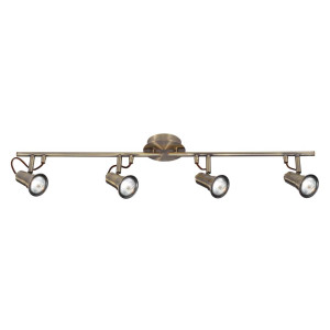 Deckenleuchte, Antik Messing, L 67 cm, EROS