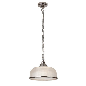 Pendelleuchte, Silber, H 77 cm, BISTRO II