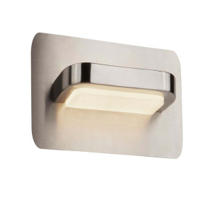 LED Wandleuchte, Silber, Weiß, 25 cm, WALL