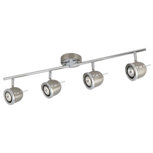 Deckenleuchte, Silber, L 72 cm, Palmer