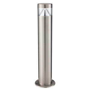 LED Stehleuchte, Silber, Edelstahl, H 45 cm, BROOKLYN
