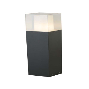 Stehleuchte, Grau, Aluminium, H 45 cm, OUTDOOR