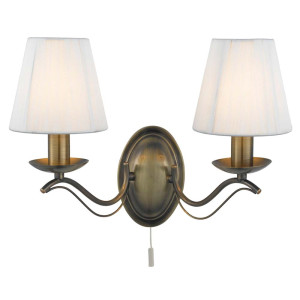 Wandleuchte, Schnurschirm, 37 cm, ANDRETTI
