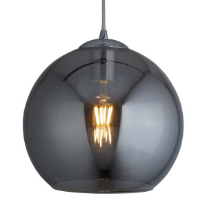 Pendelleuchte, Chrom, H 120 cm, Verstellbar, BALLS