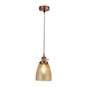 Pendelleuchte, Antik Kupfer, H 150 cm, PENDANTS