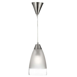 Pendelleuchte, Silber, H 120 cm, METAL AND GLASS PENDANTS