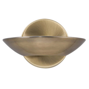 LED Wandleuchte, Antik Messing, 17 cm, WALL