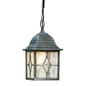 Pendelleuchte, Aluminium, schwarz, H 88 cm, GENOA
