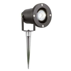 LED Außenleuchte, Aluminium, Schwarz, H 29 cm
