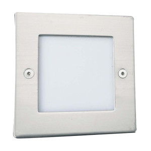 LED Einbaustrahler, Chrom, Edelstahl, L 7,1 cm, ANKLE