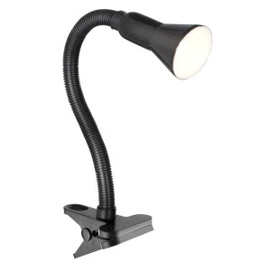 Tischleuchte, Schwarz, Flexo-Arm, H 30 cm, DESK PARTNERS