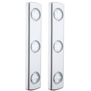 2er SET LED Wandleuchte, batteriebetrieben, L 30 cm, SPOOKY