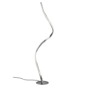 RGB LED Stehleuchte, Kristall, Fernbedienung, H 116 cm, RUBIN