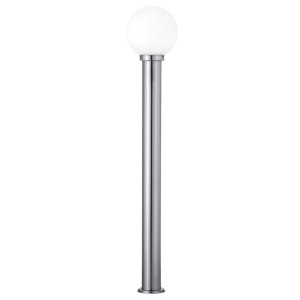 RGB LED Stehleuchte, Glaskugel opal, H 110 cm, TANO