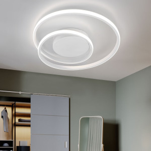 LED Deckenleuchte, Ring Design, dimmbar, 39 cm, ZIBAL