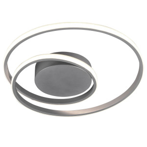 LED Deckenleuchte, Ring Design, dimmbar, 39 cm, ZIBAL