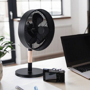 Tischventilator, 3-Stufen, Oszillierend, Holz, H 57 cm, VIKING