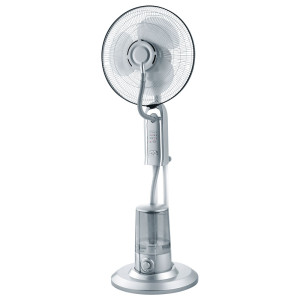 Standventilator, Luftbefeuchter, titan, H 127 cm, ANDREAS