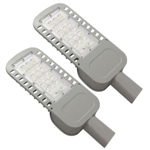 2x 30 Watt LED Straßenleuchte, 3600 Lumen, kaltweiß, VT-34ST