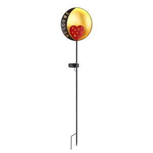 LED Solar Steckleuchte, Welcome, H 78,5 cm