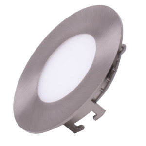 LED Einbaustrahler, nickel matt, 8,5 cm