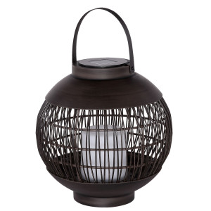 LED Solar Kugelleuchte, Feuer-Effekt, aufhängen/hinstellen