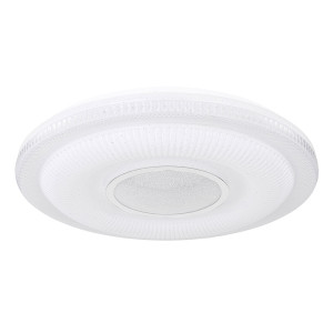 Smart LED Deckenleuchte, Fernbedienung, dimmbar, Kristalle