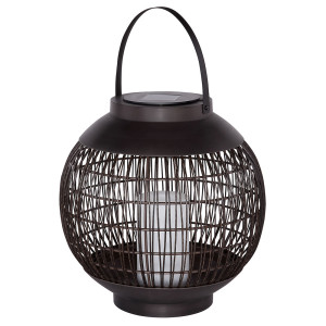 LED Solarleuchte, Feuer Effekt, Laterne, H 41,7 cm